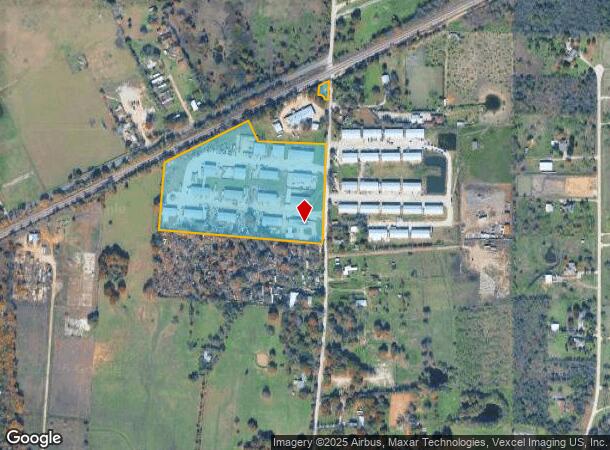 2141 Collins Rd, Denton, TX Parcel Map