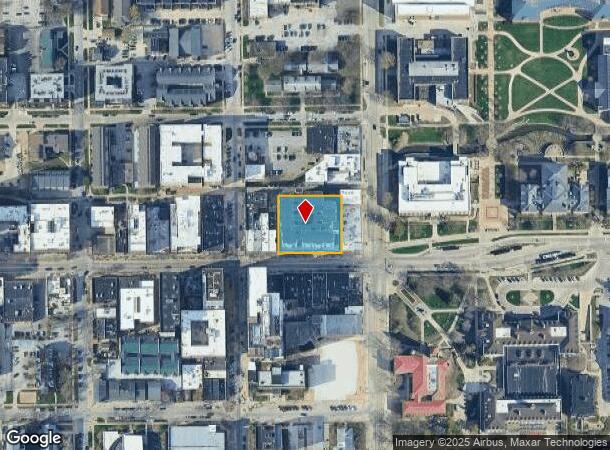  616 E Green St, Champaign, IL Parcel Map