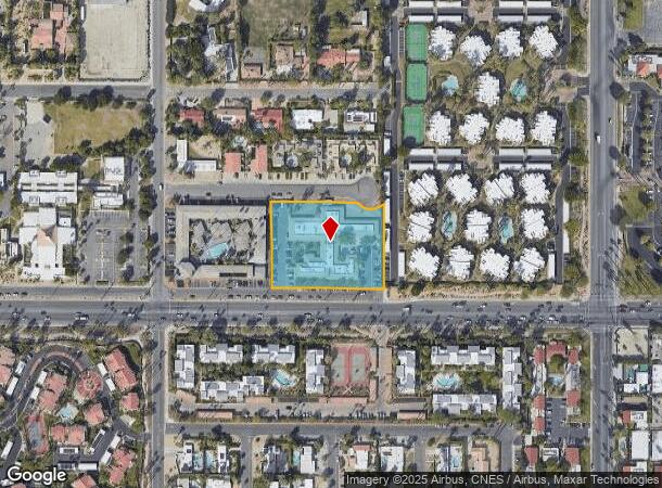  2990 E Ramon Rd, Palm Springs, CA Parcel Map