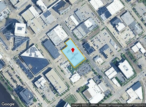  601 3Rd St Se, Cedar Rapids, IA Parcel Map