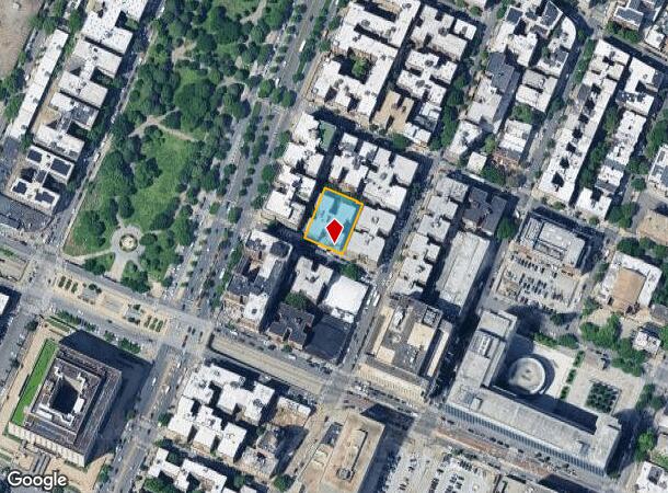  185 E 162Nd St, Bronx, NY Parcel Map