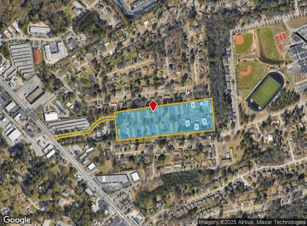 1417 Farrington Way, Columbia, SC Parcel Map