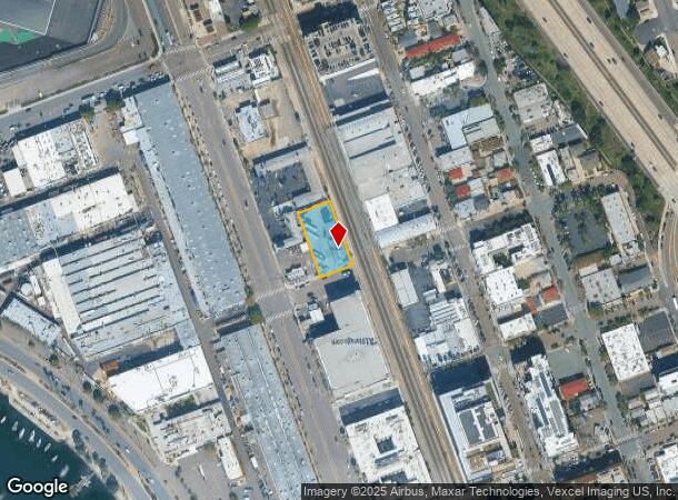 1002 W Juniper St, San Diego, CA Parcel Map