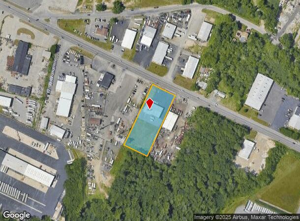  1865 Fall River Ave, Seekonk, MA Parcel Map