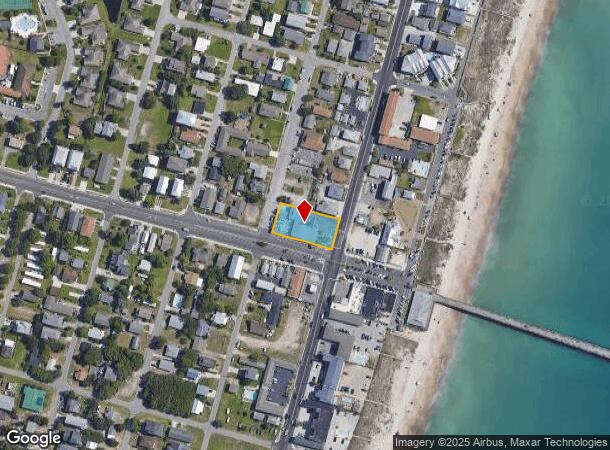  206 K Ave, Kure Beach, NC Parcel Map