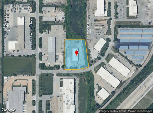 1355 S Enterprise St, Olathe, KS Parcel Map