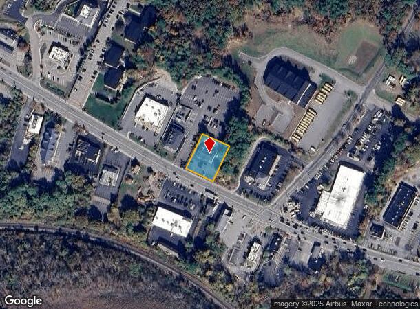 451 W Central St, Franklin, MA Parcel Map
