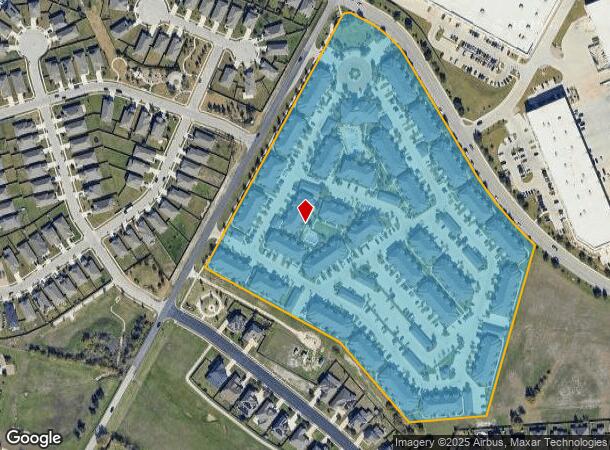 1121 New Meister Ln, Pflugerville, TX Parcel Map