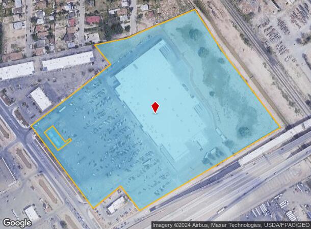  9441 Alameda Ave, El Paso, TX Parcel Map