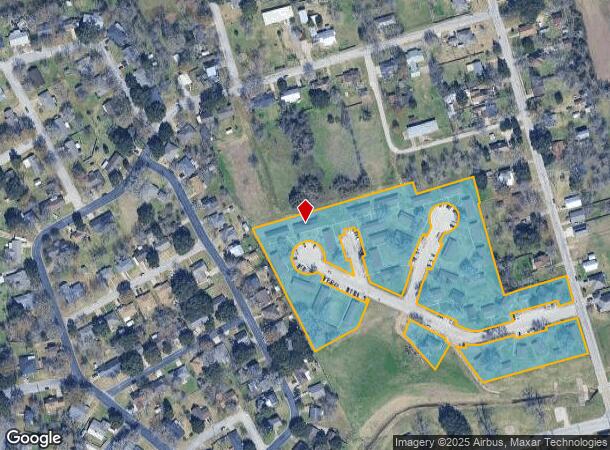  600 Pleasantview Ave, Brenham, TX Parcel Map