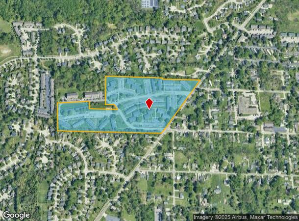  2500 S Rockport Rd, Bloomington, IN Parcel Map