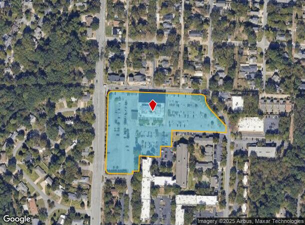  1501 N University Ave, Little Rock, AR Parcel Map