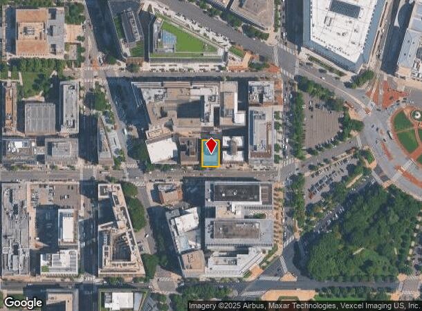  25 E St Nw, Washington, DC Parcel Map