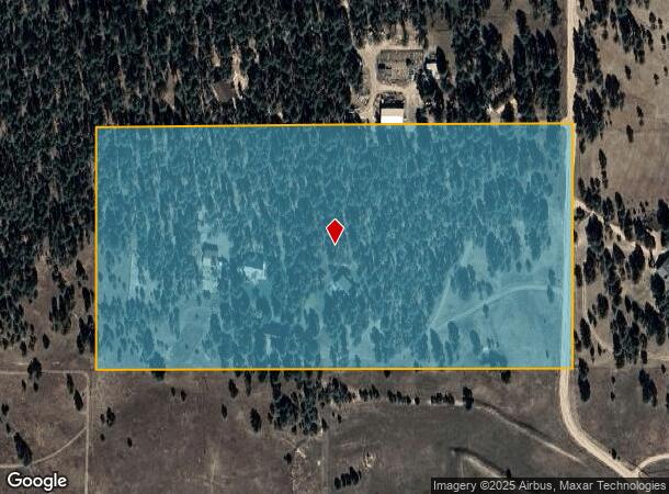 17104 Goshawk Rd E, Colorado Springs, CO Parcel Map