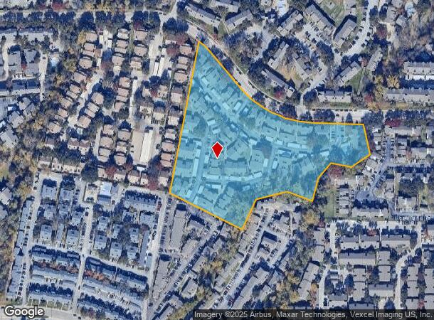  5800 Preston Oaks Rd, Dallas, TX Parcel Map