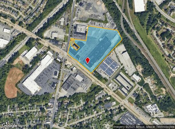 1400 W Patapsco Ave, Baltimore, MD Parcel Map