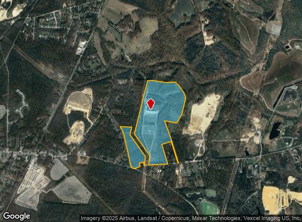10322 N Keys Rd, Brandywine, MD Parcel Map