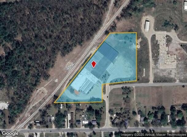 1341 E Pine Hill Ave, White Cloud, MI Parcel Map