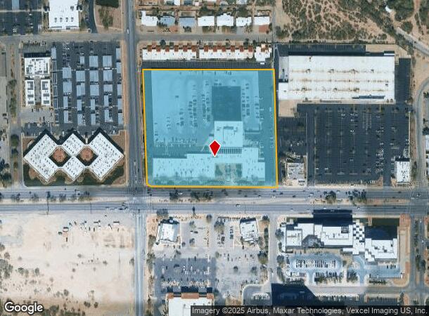  5151 E Broadway Blvd, Tucson, AZ Parcel Map