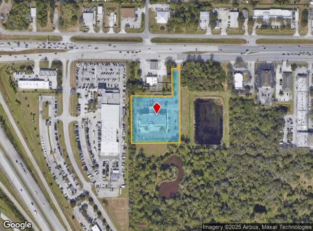  1206 Malabar Rd Se, Palm Bay, FL Parcel Map