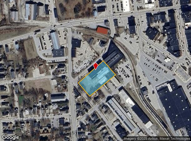  2 Pine St, Rutland, VT Parcel Map