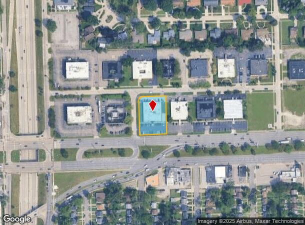  17600 W 8 Mile Rd, Southfield, MI Parcel Map