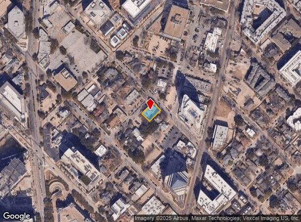  2707 Routh St, Dallas, TX Parcel Map