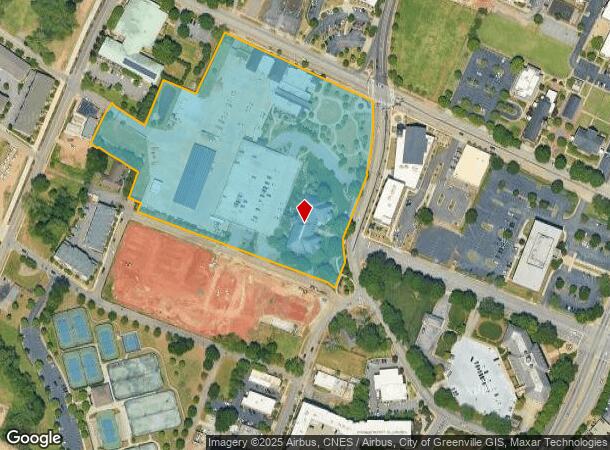 407 W Broad St, Greenville, SC Parcel Map