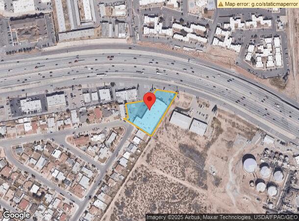  6440 Gateway Blvd E, El Paso, TX Parcel Map