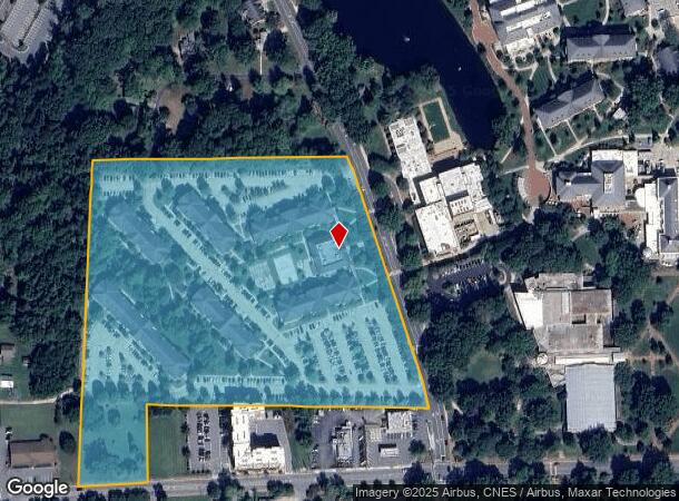 416 N Williamson Ave, Elon, NC Parcel Map