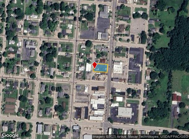  107 N Main St, New Carlisle, OH Parcel Map