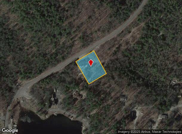  129 W Shore Rd, Otis, MA Parcel Map