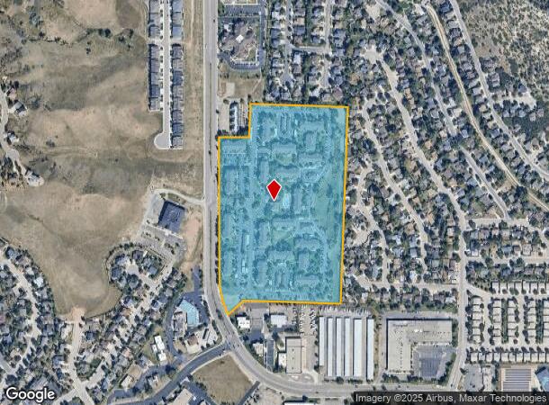  5225 Zachary Grv, Colorado Springs, CO Parcel Map