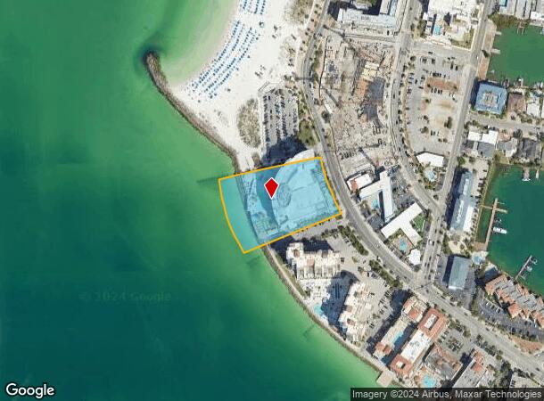  430 S Gulfview Blvd, Clearwater Beach, FL Parcel Map