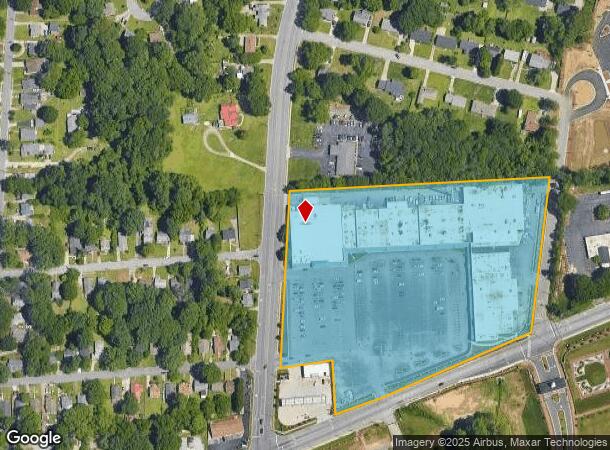 1107 E Lexington Ave, High Point, NC Parcel Map