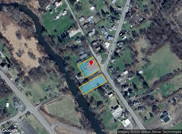  7649 E River Rd, Bath, NY Parcel Map