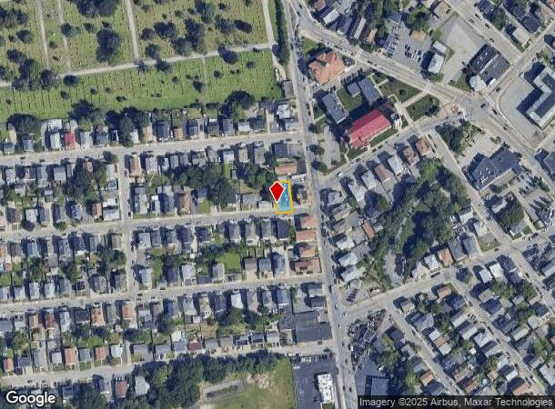  13 Cleveland St, Central Falls, RI Parcel Map