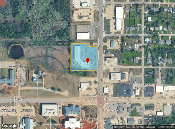 2802 N Kickapoo Ave, Shawnee, OK Parcel Map