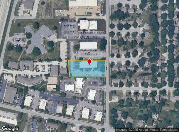 407 S Clairborne Rd, Olathe, KS Parcel Map