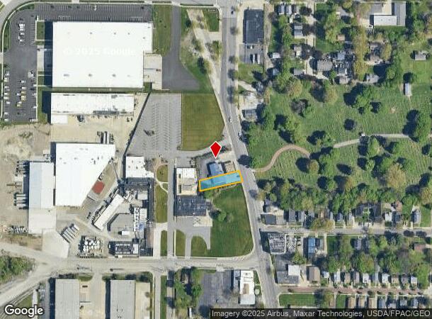  1404 S Main St, Akron, OH Parcel Map