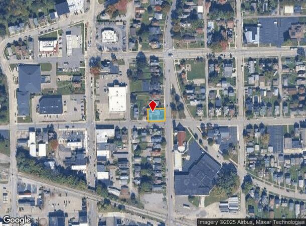 134 4Th St, Ellwood City, PA Parcel Map