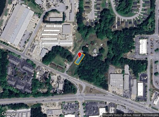  Oak St, Union City, GA Parcel Map