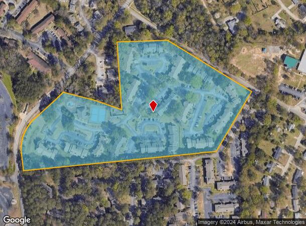  1000 Bent Tree Ln, Columbia, SC Parcel Map