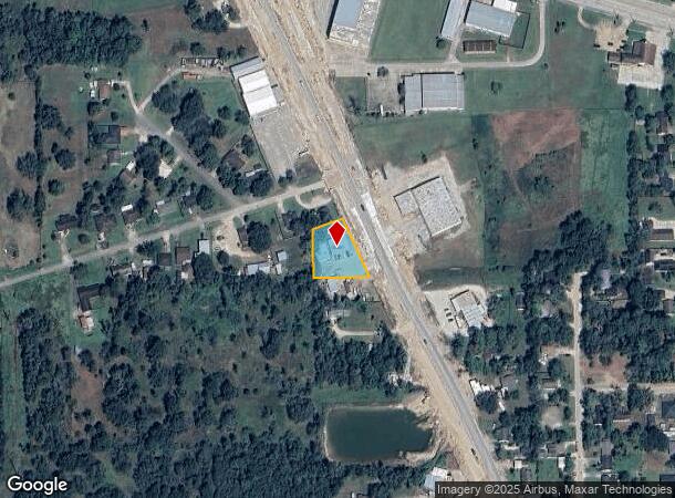 206 S Columbia Dr, West Columbia, TX Parcel Map