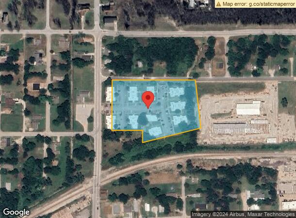  207 N Hickory St, Sapulpa, OK Parcel Map