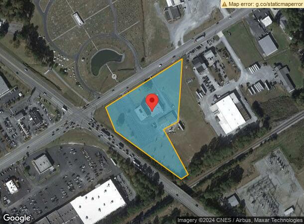  1351 S Pollock St, Selma, NC Parcel Map