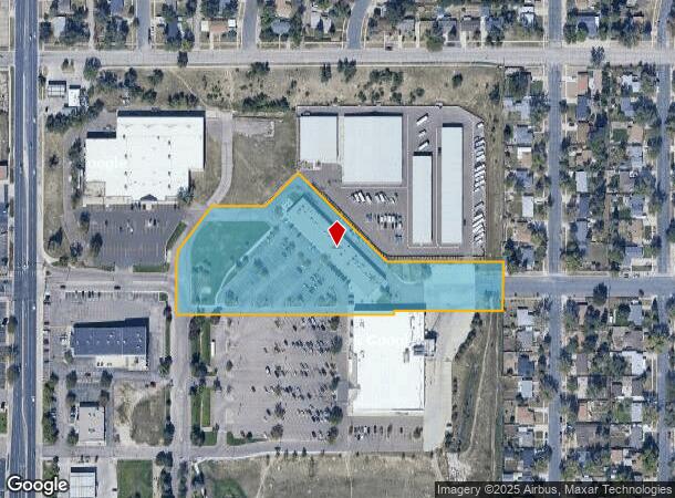 1157 N Circle Dr, Colorado Springs, CO Parcel Map