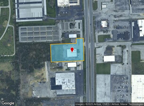  1001 N Coliseum Blvd, Fort Wayne, IN Parcel Map