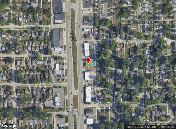  1645 Fort St, Wyandotte, MI Parcel Map