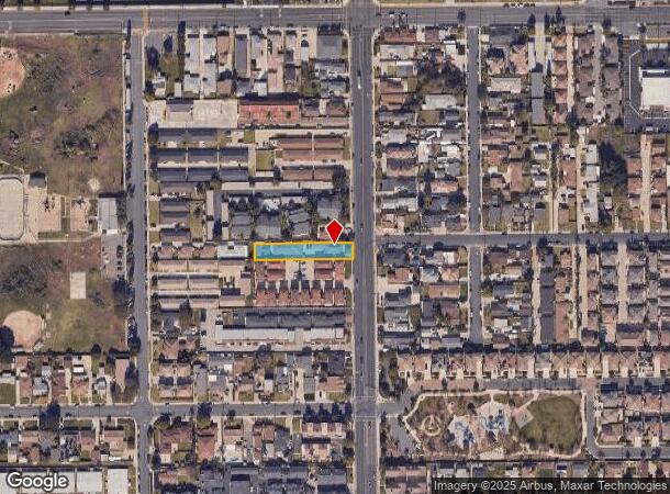  8615 Walker St, Cypress, CA Parcel Map